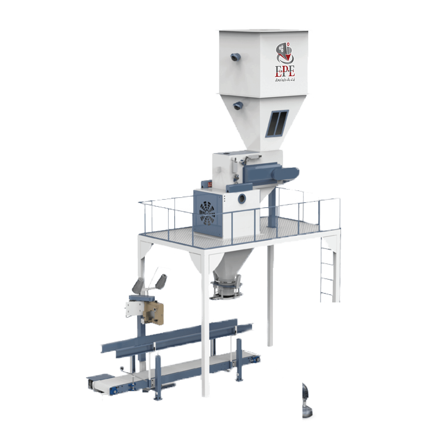 ماكينة تعبئة الشكاير للبودرات والحبوب من إيزي باك دقة وزن وسرعة تعبئة عالية