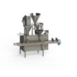 ماكينة تعبئةبرطمانات مزودجة لتعبئة البودرات والحبيبات